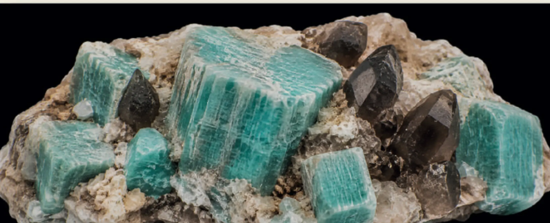 Amazonite specimen detail extracted from the book